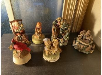 Lot Of Music Boxes