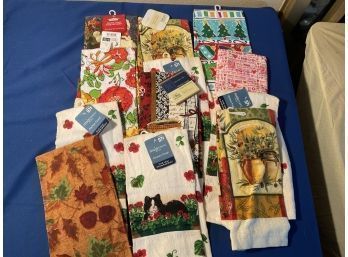 12 Assorted NEW Kitchen Towels