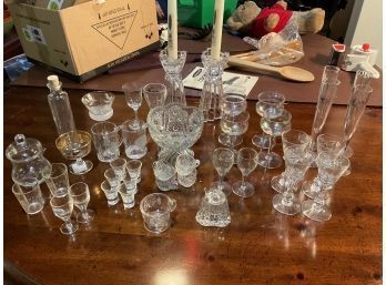 Miniature Lot Of Glassware Items.