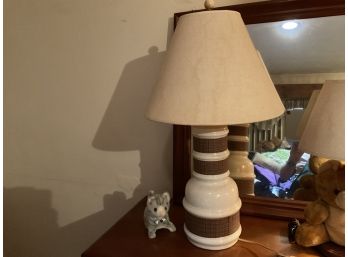 Lamp With  Kitty Cat.