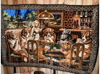 Tapestry, Dogs Playing Poker