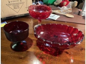 Red Glass Lot