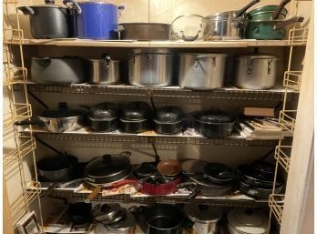 HUGE Pots, Pans And Skillets