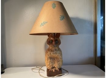 Vintage Owl Lamp
