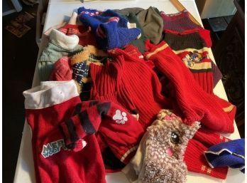 Lot Of 20 Dog Sweaters
