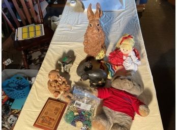 Table Figurine Toy Lot.