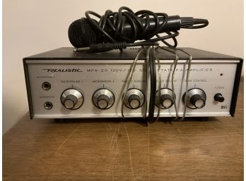 Realistic SolaceRealistic Solid-state Amplifier With Mic