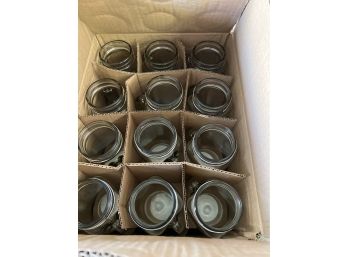 Case Of 24 Oint Jars With Handles