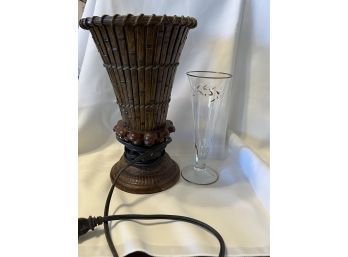 Lamp, Vase Lot