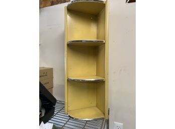 Vintage Metal Corner Shelf