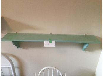 Green Wooden Shelf