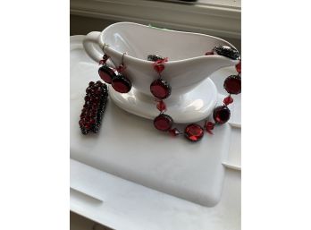 Beautiful Red Jewelry Lot