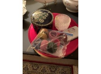 Lot Of Chargers Napkin Ring Etc
