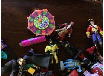 Toy Lot Action Figures Batman Robin Walt Disney Etc