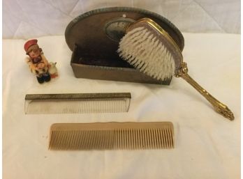 Mirror,comb And Brush Lot
