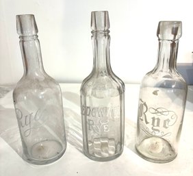 Bottles With Labels (Rye/sedgwick Rye/ Rye)
