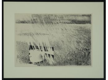 Harold Carney (American/Louisiana  1929-1985)- Abstract Landscape