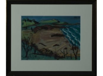 Murray Hantman (Am. 1904-1999) - 'Cove Beach' 1950