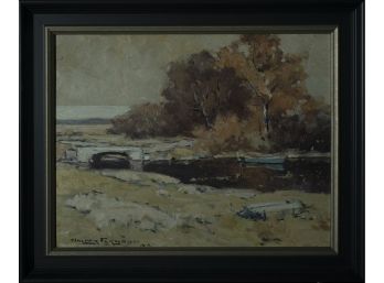 Walter Farndon (Am. 1876-1964) - River Rowboat