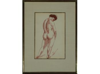 Unknown Artist- Standing Nude