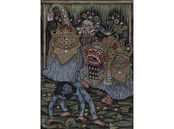 DW NJM Sura (Balinese 20th-21st Century) - Chasing Dragons