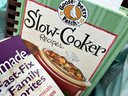 Stoneware Crock & Cook Books - Cooking Lot!