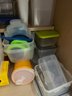 Huge Tupperware & Snap Lid Container Lot!