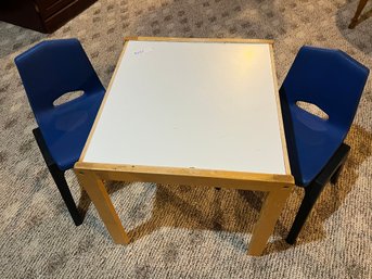 Kids Table And Two Chairs