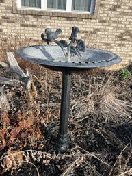 Decorative Metal Bird Bath