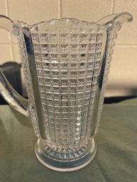 EAPG Paneled Dewdrop Creamer Campbell Jones Glass Co. 1878