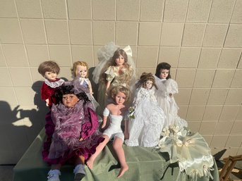 Wedding And Others Doll Lot -Dynasty Doll Collection, 180 & More!