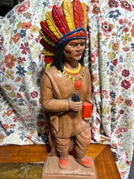 Vintage Ceramic Indian Statue