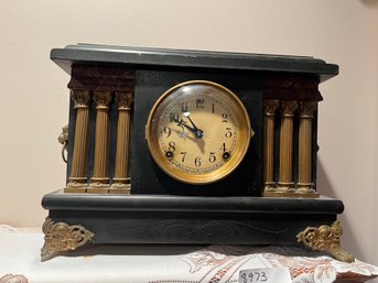 Ornate Antique Sessions Mantle Clock