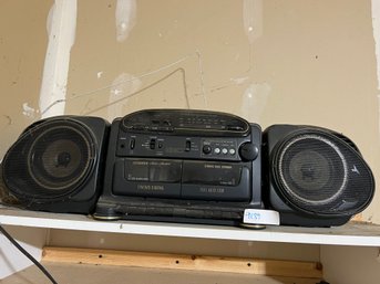 Vintage Fisher Boom Box Stereo - Am/fm Tape