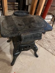 Antique Cast Iron Miniature Stove
