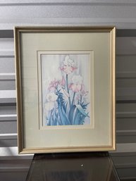 Framed Art Floral Elegance Carmel Foret Signed & Numbered