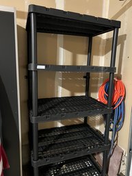 Large Black Storage Shelving Unit