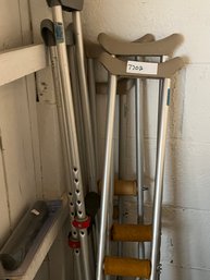 Medical Equipment Lot - Crutches & More