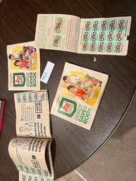 Lot Of S&H Green Stamp Books With Stamps