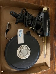 Vintage Soldier Gun & Measuring Tape