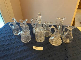 Large Lot Of Cruets - Some Without Stoppers