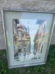 Framed Artist Signed Vintage Painting
