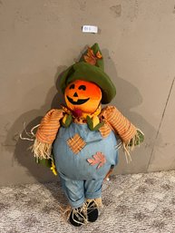 Pumpkin Faced Scarecrow Decoration