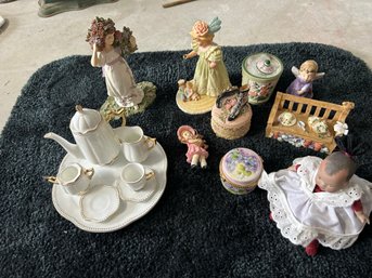 Lot Of Misc Porcelain Items & Mini Tea Set