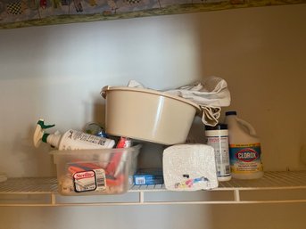Laundry Bag And Chemicals Lot