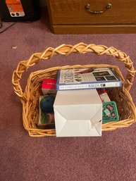 Large Basket With Book And More
