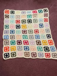 Multicolor Crochet Baby Blanket Or Throw