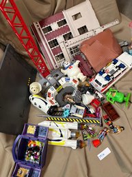 Playmobil Toy Lot Ghostbusters Firehouse Car Space