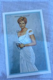 Princess Diana 'White Chiffon Evening Dress' Commemorative Sheet Stamp From Togo