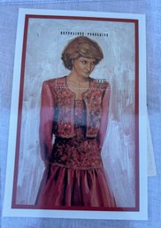 Princess Diana 'Pink Evening Dress Commemorative Togo Stamp